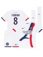 Paris Saint-Germain Fabian Ruiz #8 Bortedraktsett Barn 2024-25 Korte ermer (+ bukser)